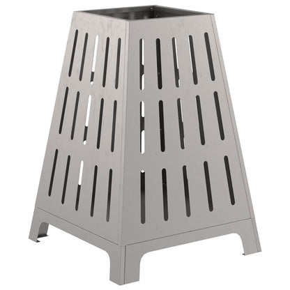 Feuerschale Rostoptik 50 x 50 x 70 cm Wetterfeststahl