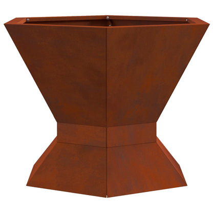 Feuerstelle Rostoptik 50 x 50 x 40 cm