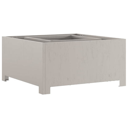 Feuerstelle Rostig 60 x 60 x 30 cm Wetterfeststahl