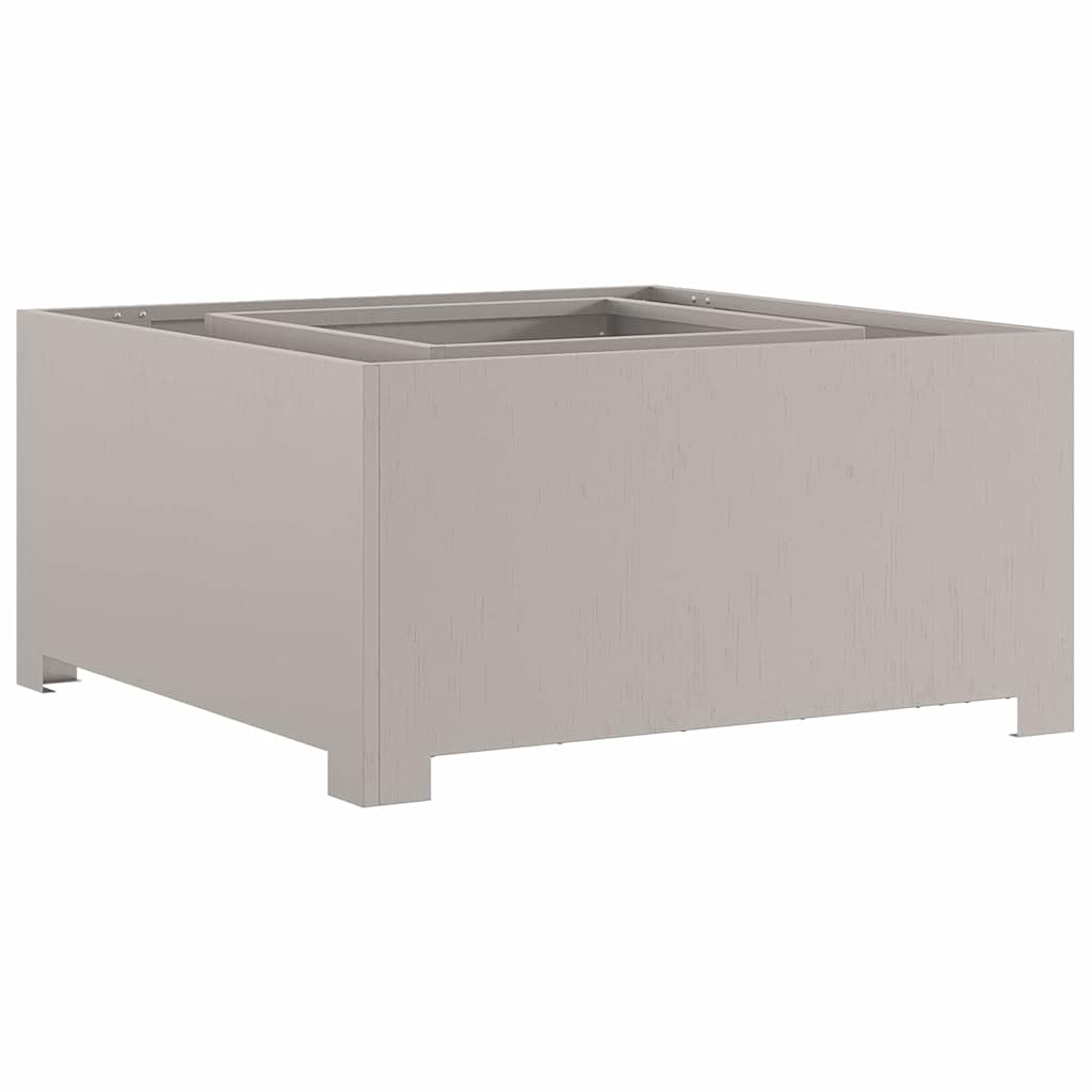 Feuerstelle Rostig 80 x 80 x 40 cm Wetterfeststahl