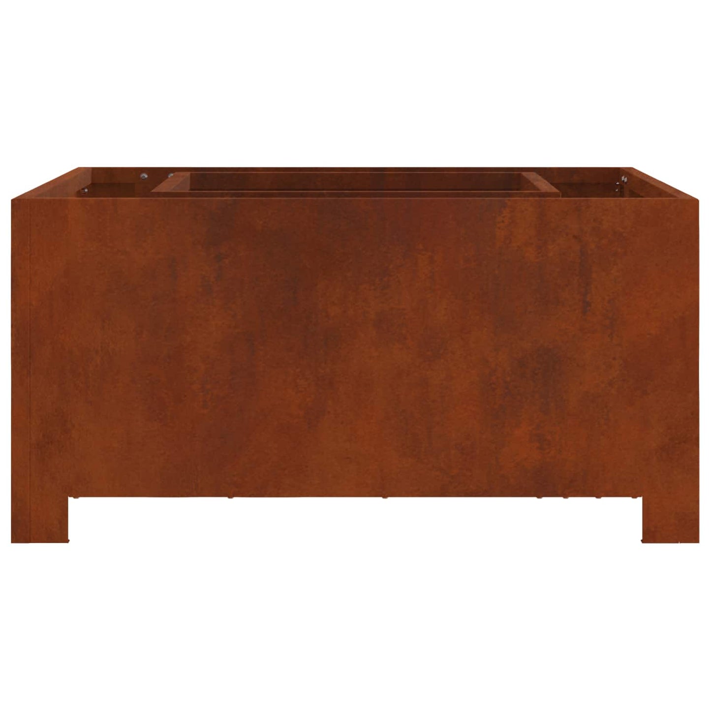 Feuerstelle Rostig 80 x 80 x 40 cm Wetterfeststahl