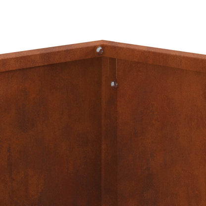 Feuerstelle Rostoptik 80 x 80 x 40 cm