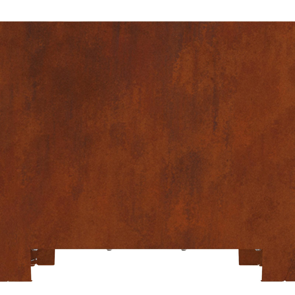 Feuerstelle Rostoptik 80 x 80 x 40 cm