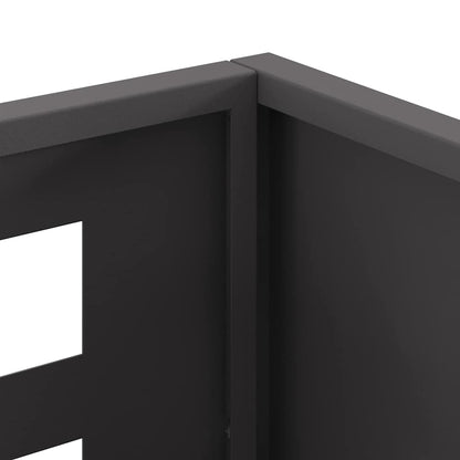 Feuerstelle Schwarz 50 x 30 x 40 cm Stahl