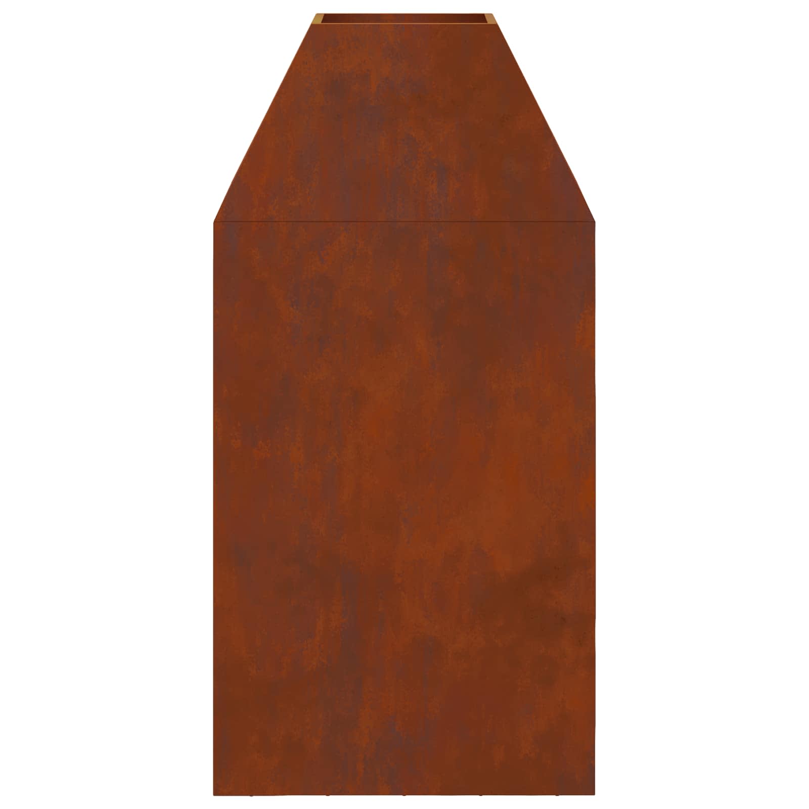 Feuerstelle Rostoptik 50 x 50 x 100 cm Wetterfeststahl