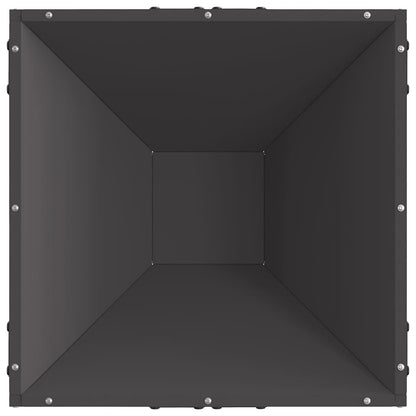 Feuerstelle Schwarz 50 x 50 x 35 cm Wetterfeststahl