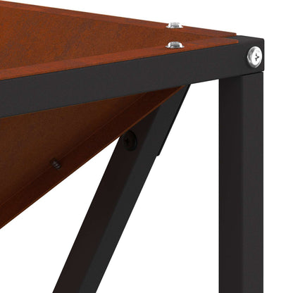 Feuerstelle Rostig 50 x 50 x 35 cm Wetterfeststahl
