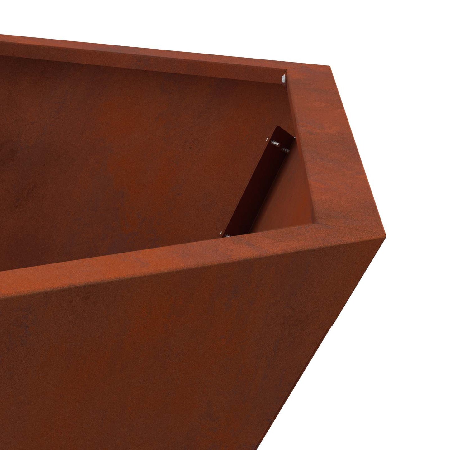 Feuerstelle Rostoptik 75 x 75 x 28 cm