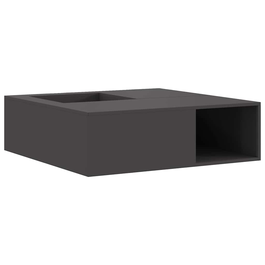 Feuerstelle Schwarz 100 x 100 x 30 cm Wetterfeststahl