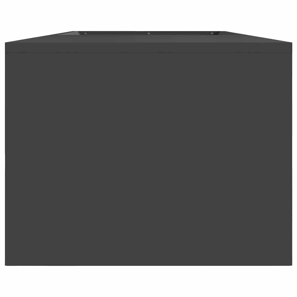 Feuerschale Schwarz 160 x 45 x 35 cm Wetterfeststahl