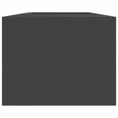 Feuerschale Schwarz 160 x 45 x 35 cm Wetterfeststahl