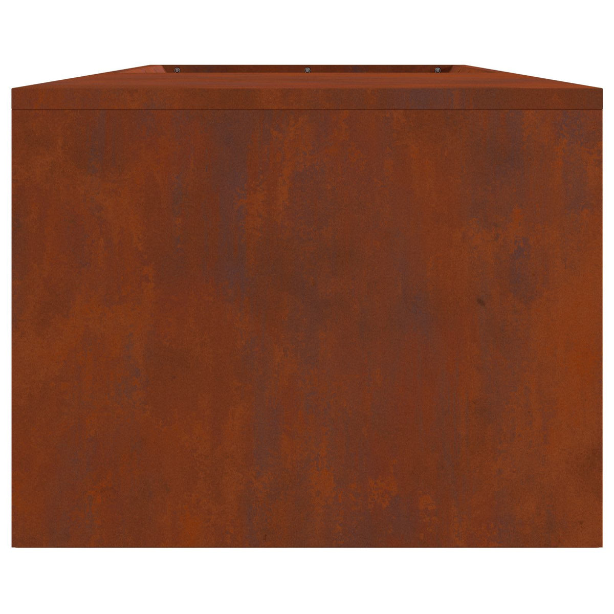 Feuerschale Rostoptik 160 x 45 x 35 cm Wetterfeststahl