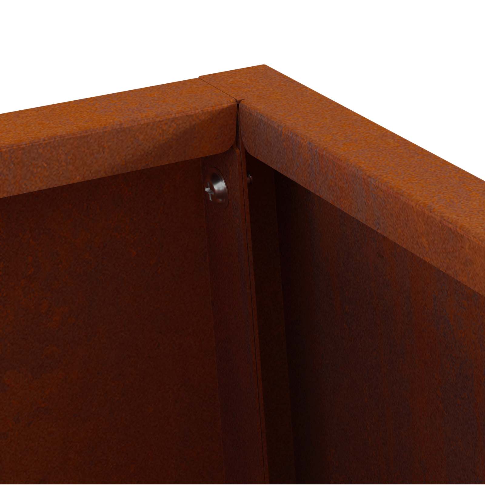 Feuerstelle Rostoptik 50 x 35 x 100 cm Wetterfeststahl