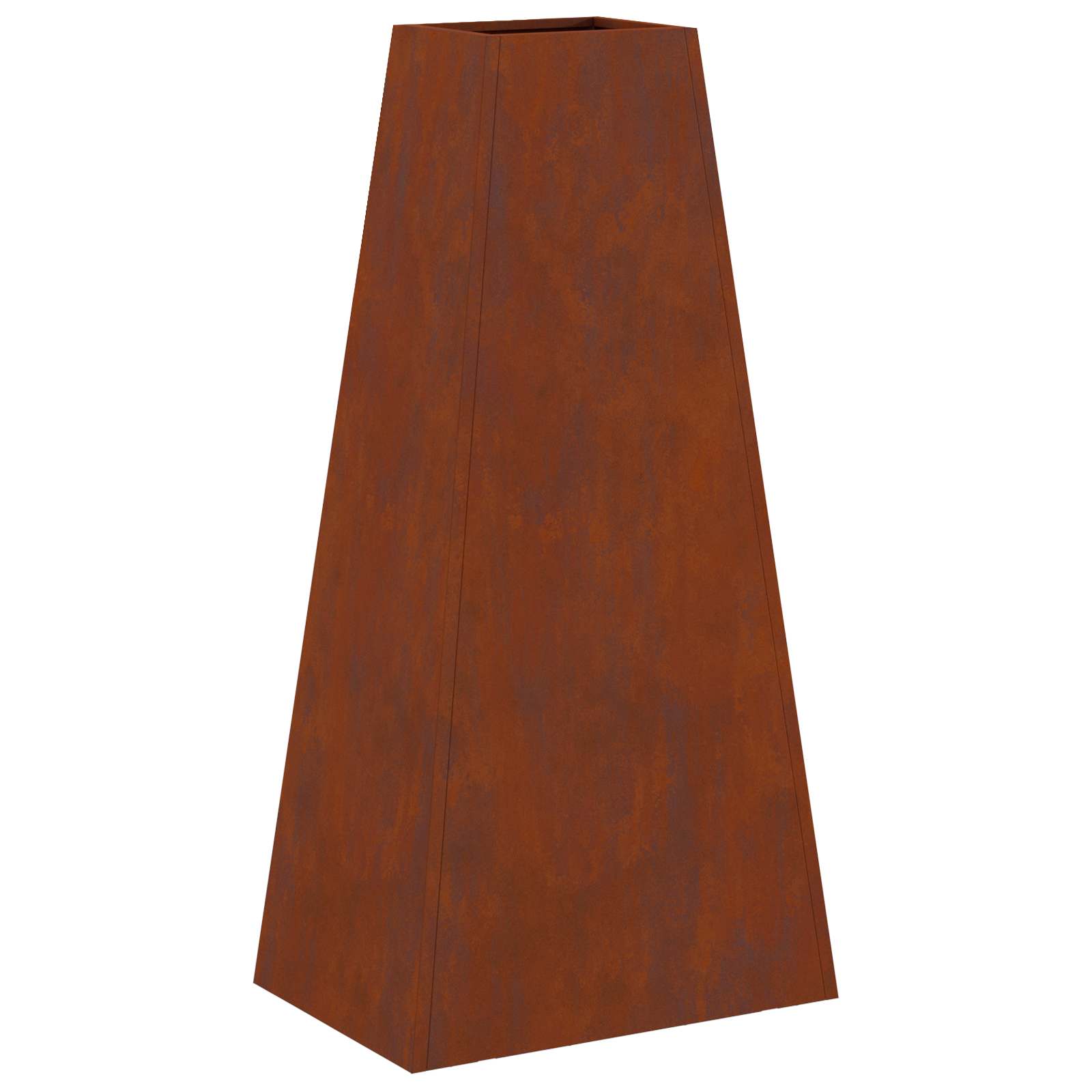 Feuerstelle Rostoptik 50 x 35 x 100 cm Wetterfeststahl