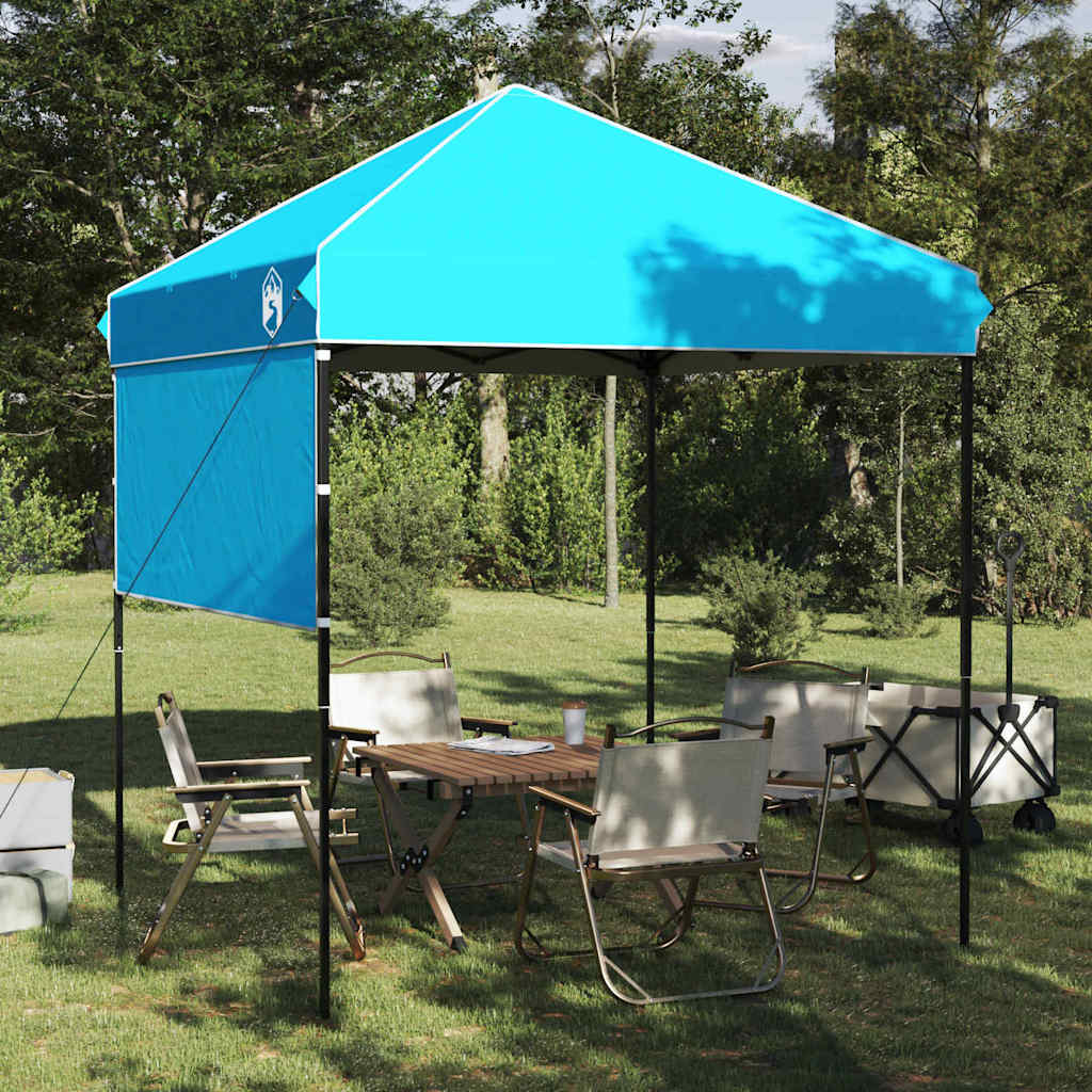 Pavillon-Zelt Blau 194 x 194 x 251 cm Stoff
