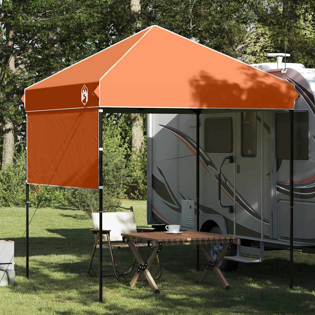 Pavillon-Zelt Orange 194 x 194 x 251 cm Stoff