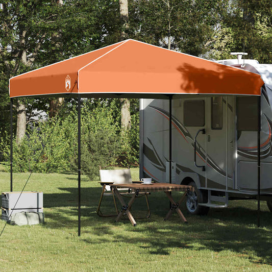 Pop-up Pavillon Zelt Orange 250 x 250 cm Stoff