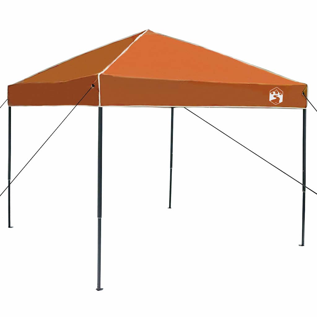 Pop-up Pavillon Zelt Orange 250 x 250 cm Stoff