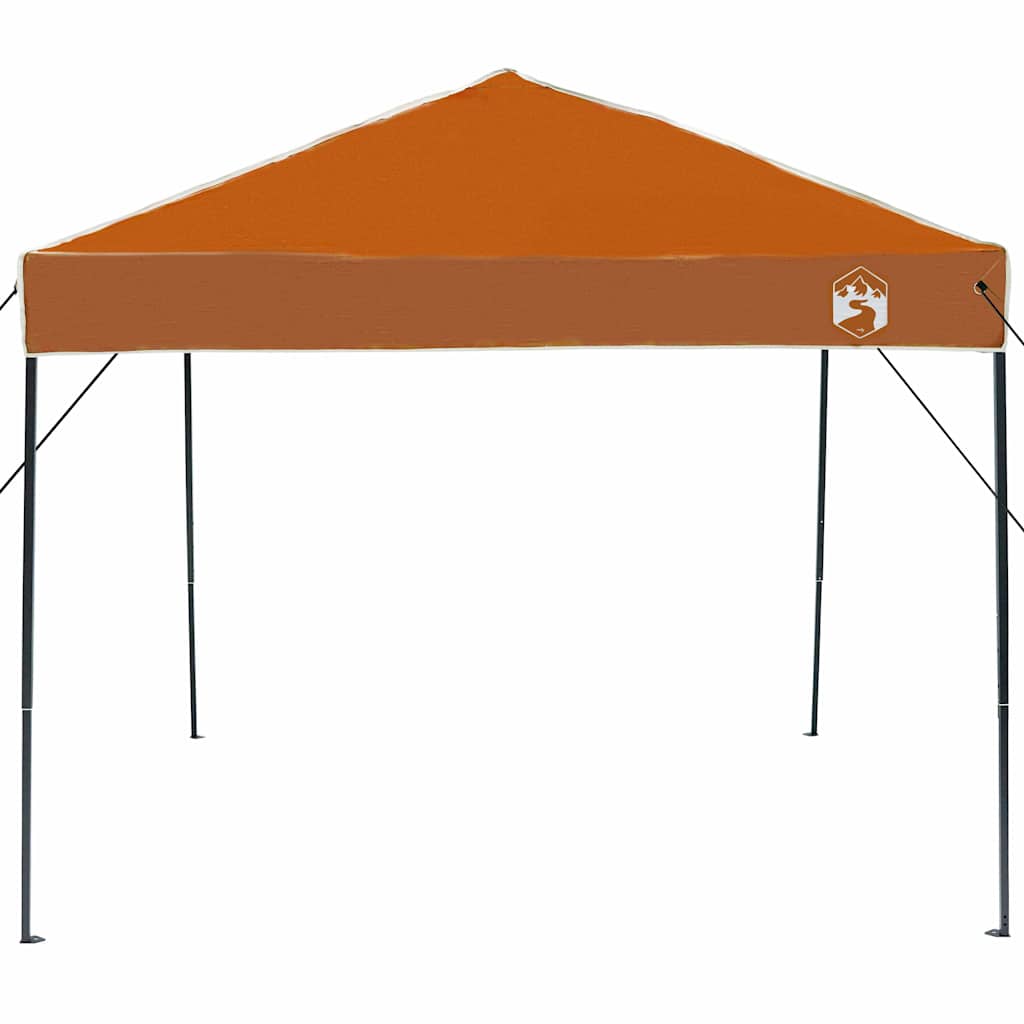 Pop-up Pavillon Zelt Orange 250 x 250 cm Stoff