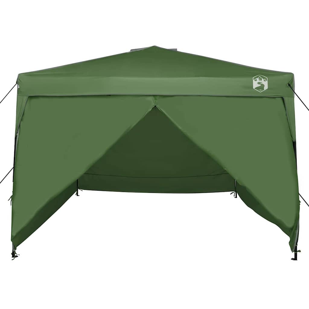 Pavillon-Zelt 290 x 290 x 251 cm Grün Stoff