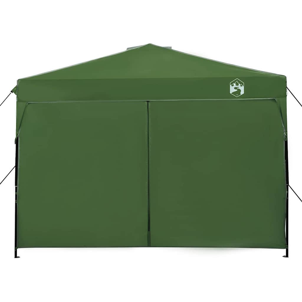 Pavillon-Zelt 290 x 290 x 251 cm Grün Stoff