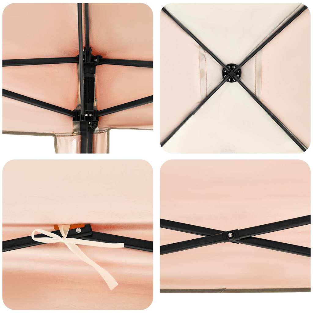 Pop-up Pavillon Zelt Orange 300 x 300 cm Stoff