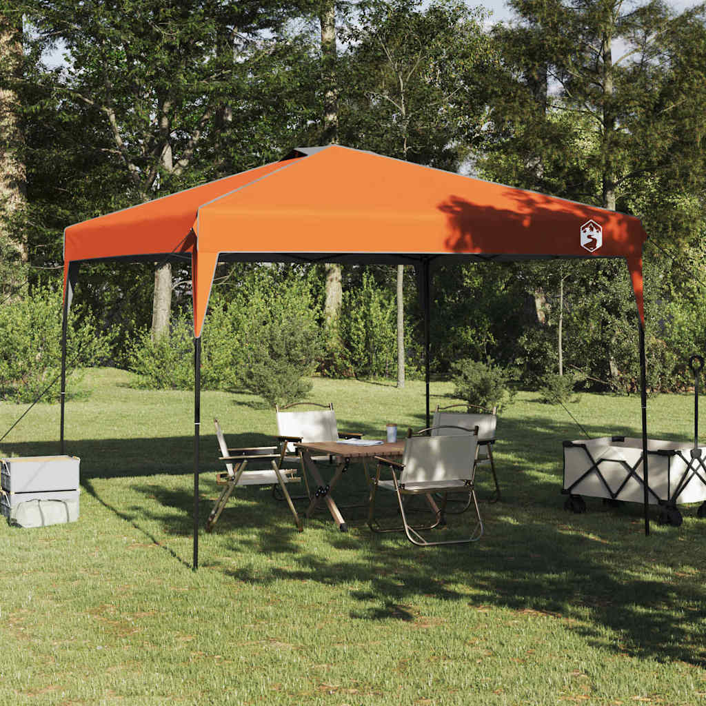 Pop-up Pavillon Zelt Orange 300 x 300 cm Stoff