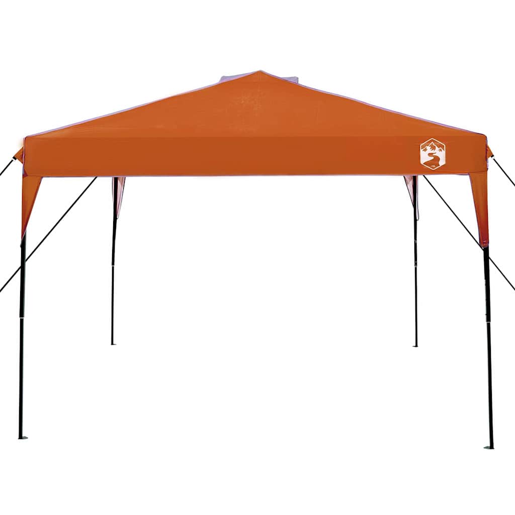 Pop-up Pavillon Zelt Orange 300 x 300 cm Stoff