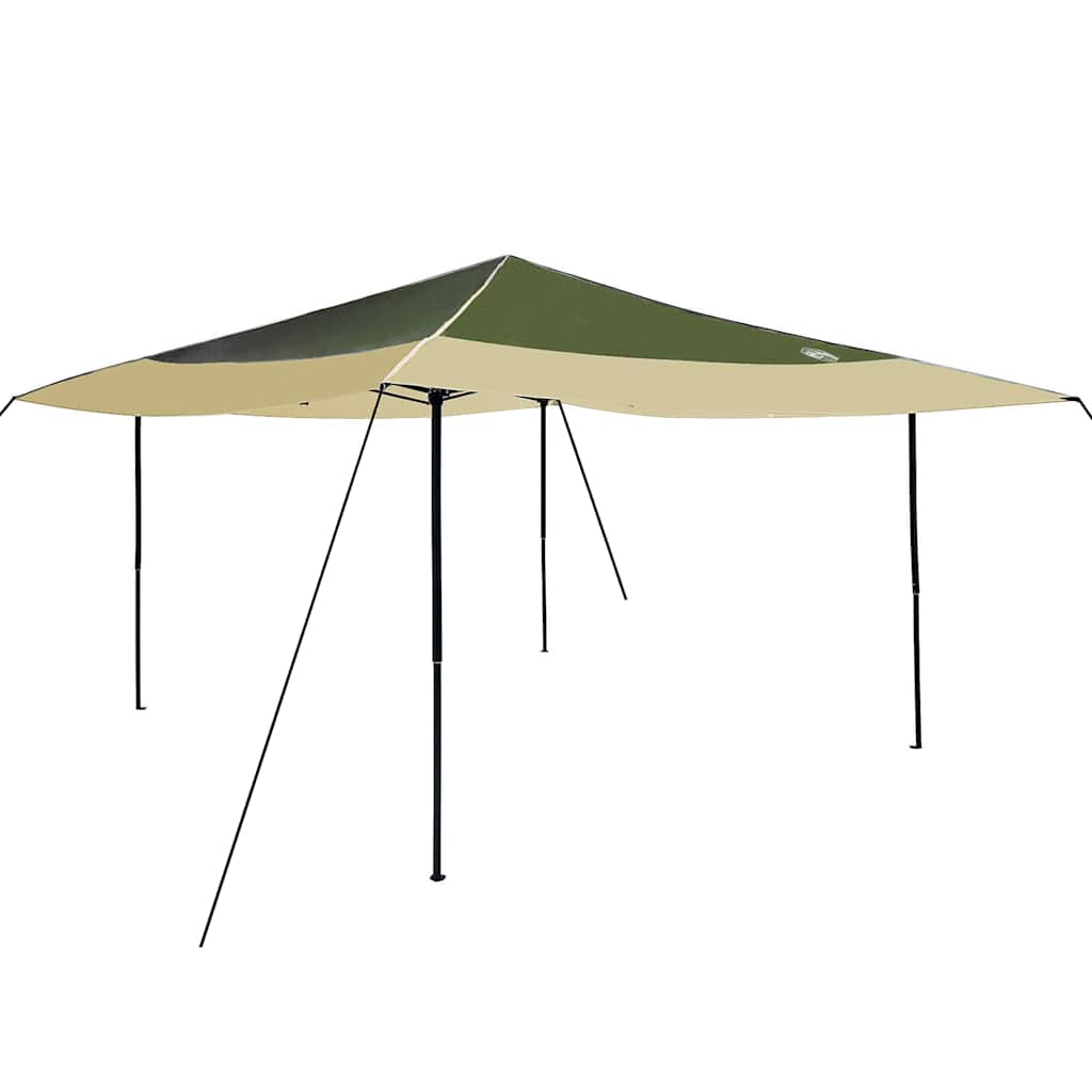 Pavillon-Zelt Grün 395 x 395 x 251 cm Stoff
