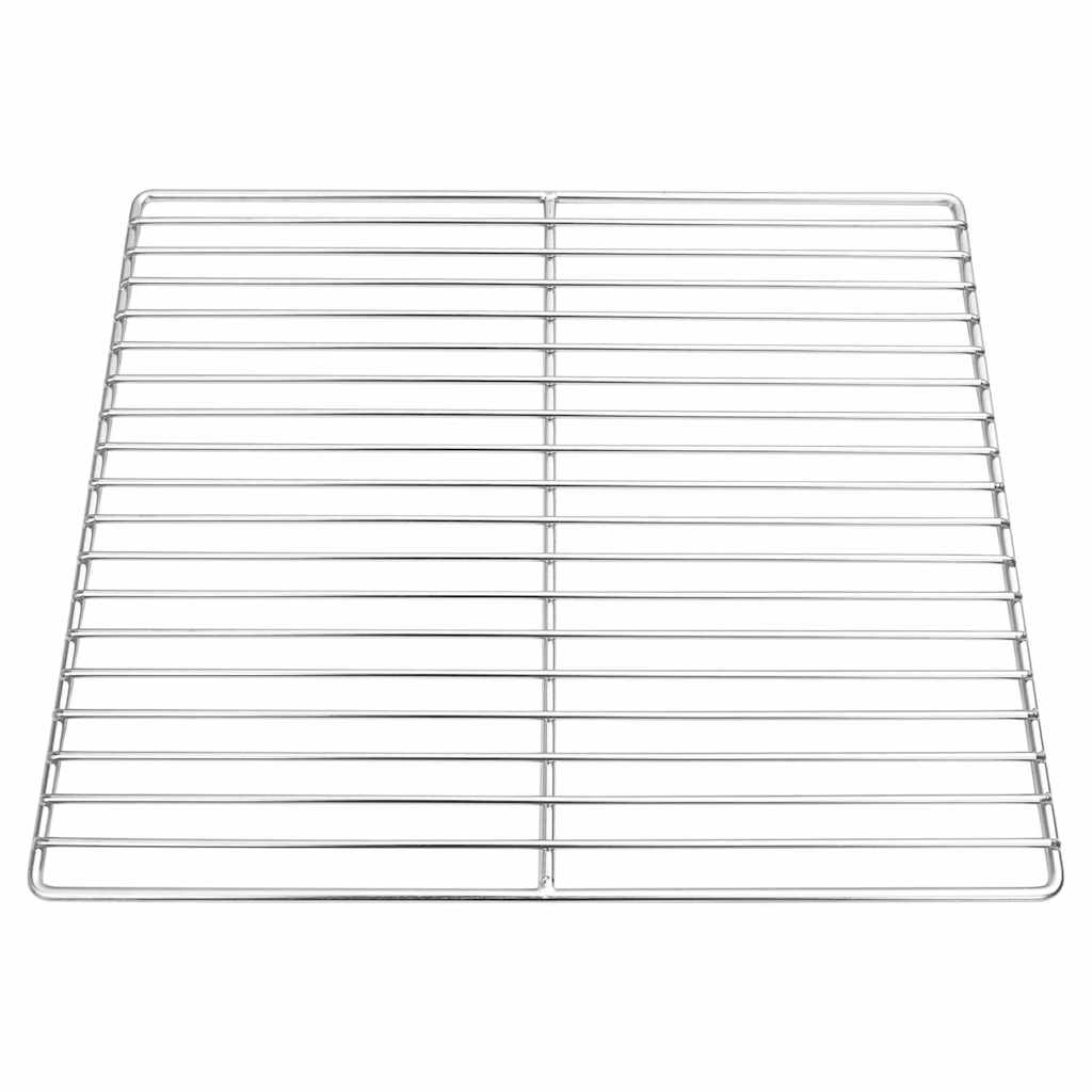 Grillrost Silber 40 x 35 cm Edelstahl