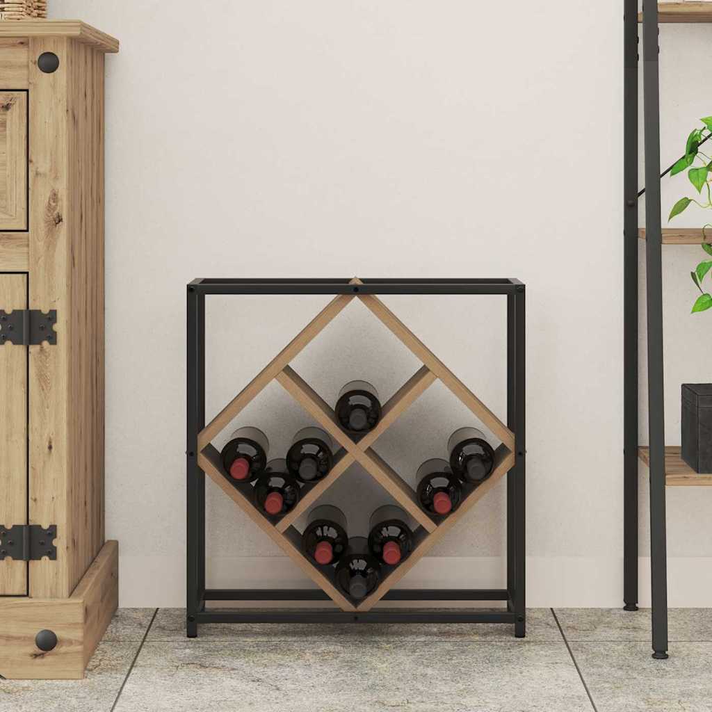 Weinregal 16 bottles Holzwerkstoff Artisan-Eiche