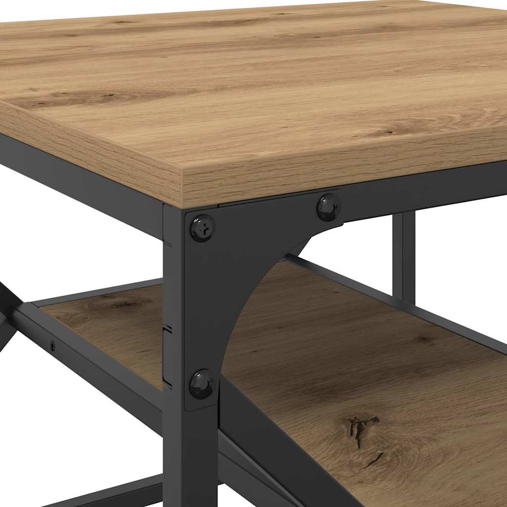 Couchtisch Eiche handwerklich 51 x 50 x 40 cm