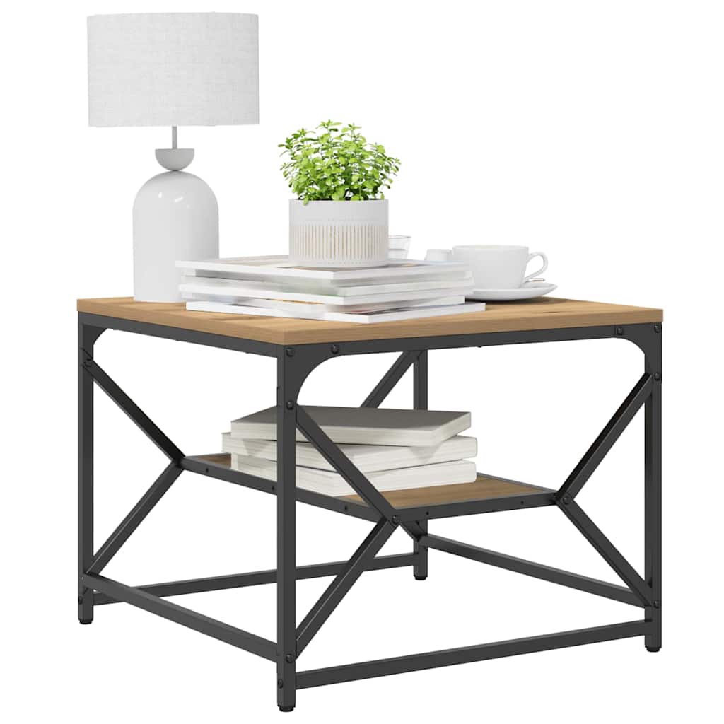 Couchtisch Eiche handwerklich 51 x 50 x 40 cm