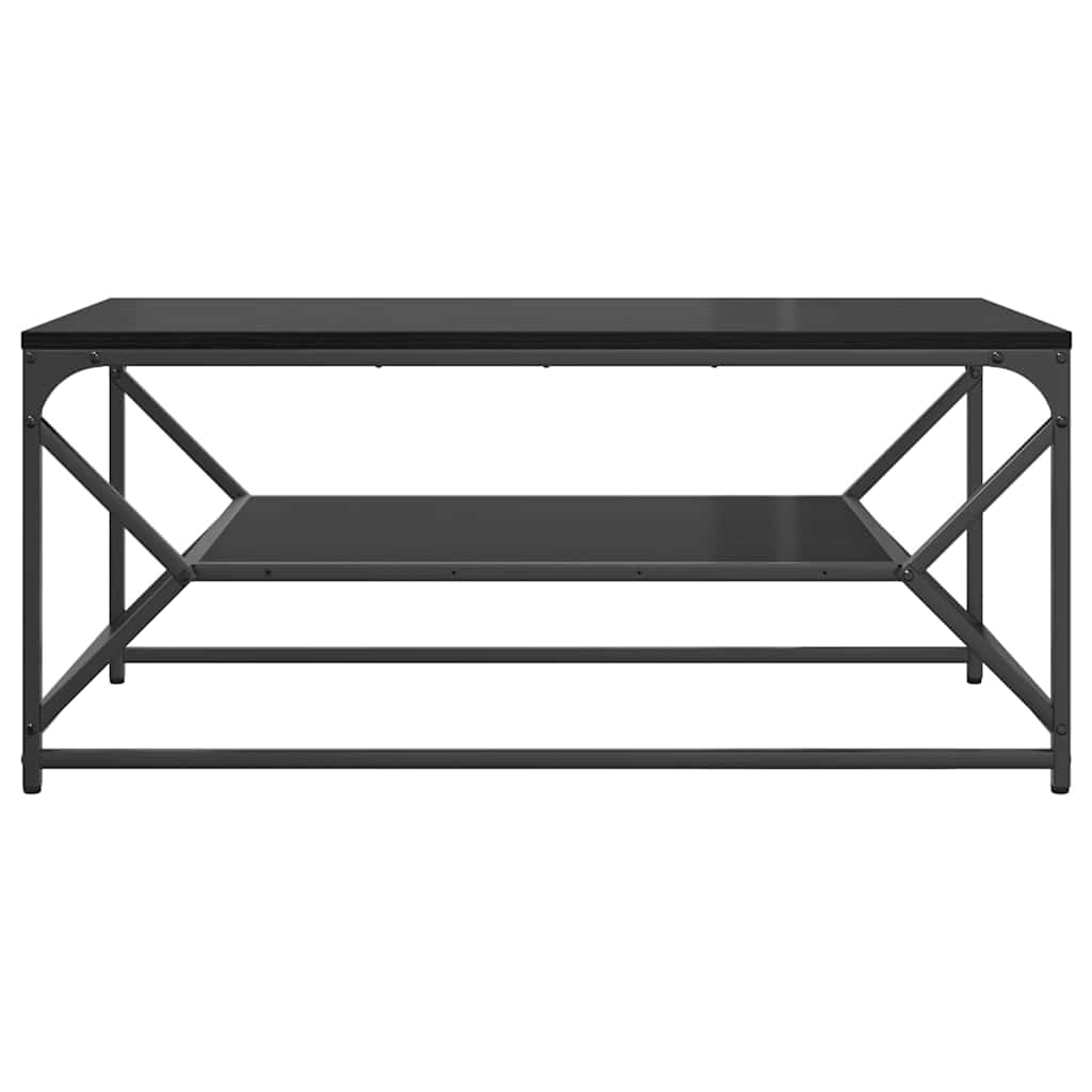 Couchtisch Schwarz Eichen-Optik 90 x 50 x 40 cm