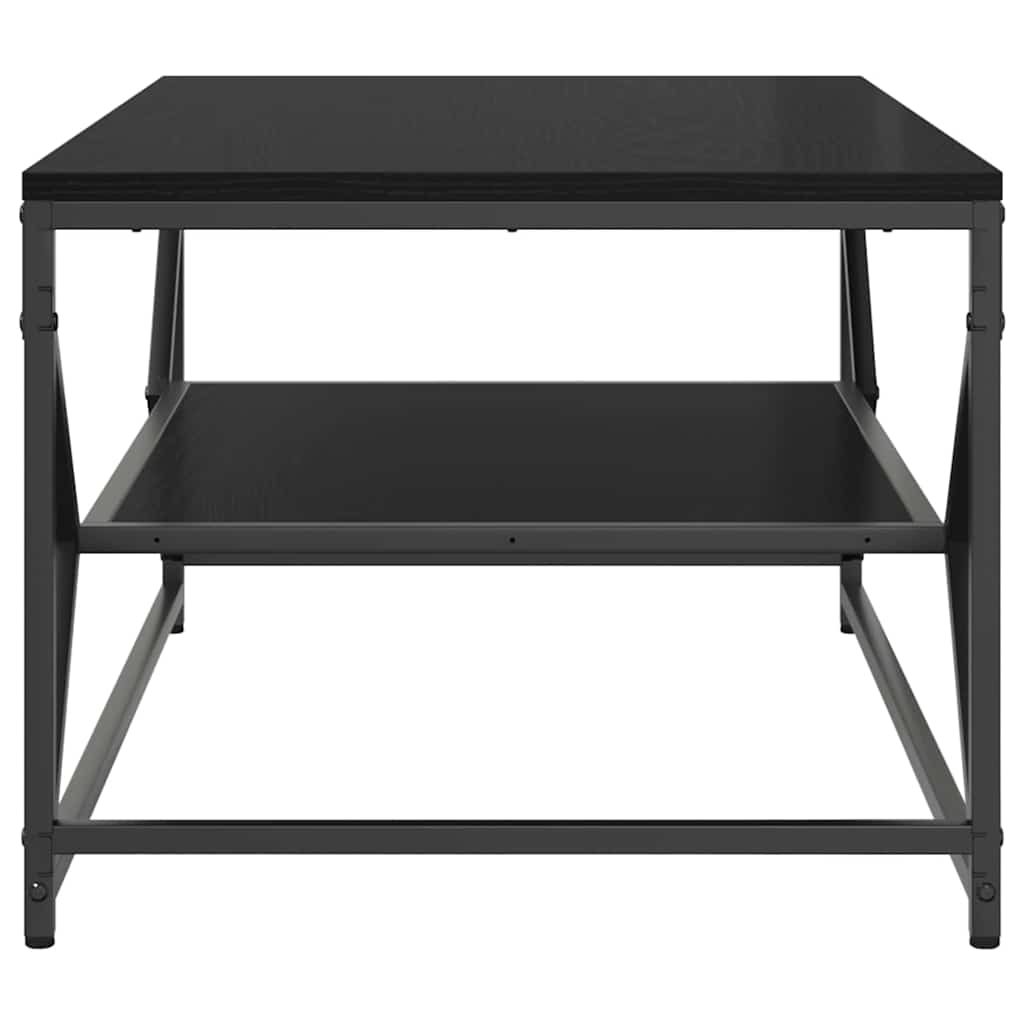 Couchtisch Schwarz Eichen-Optik 90 x 50 x 40 cm