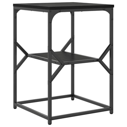 Beistelltisch Schwarz Eichen-Optik 41 x 40 x 60 cm