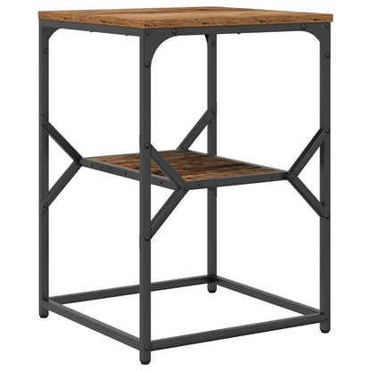 Beistelltisch Altholz 41 x 40 x 60 cm Ingenieure Holz und Stahl