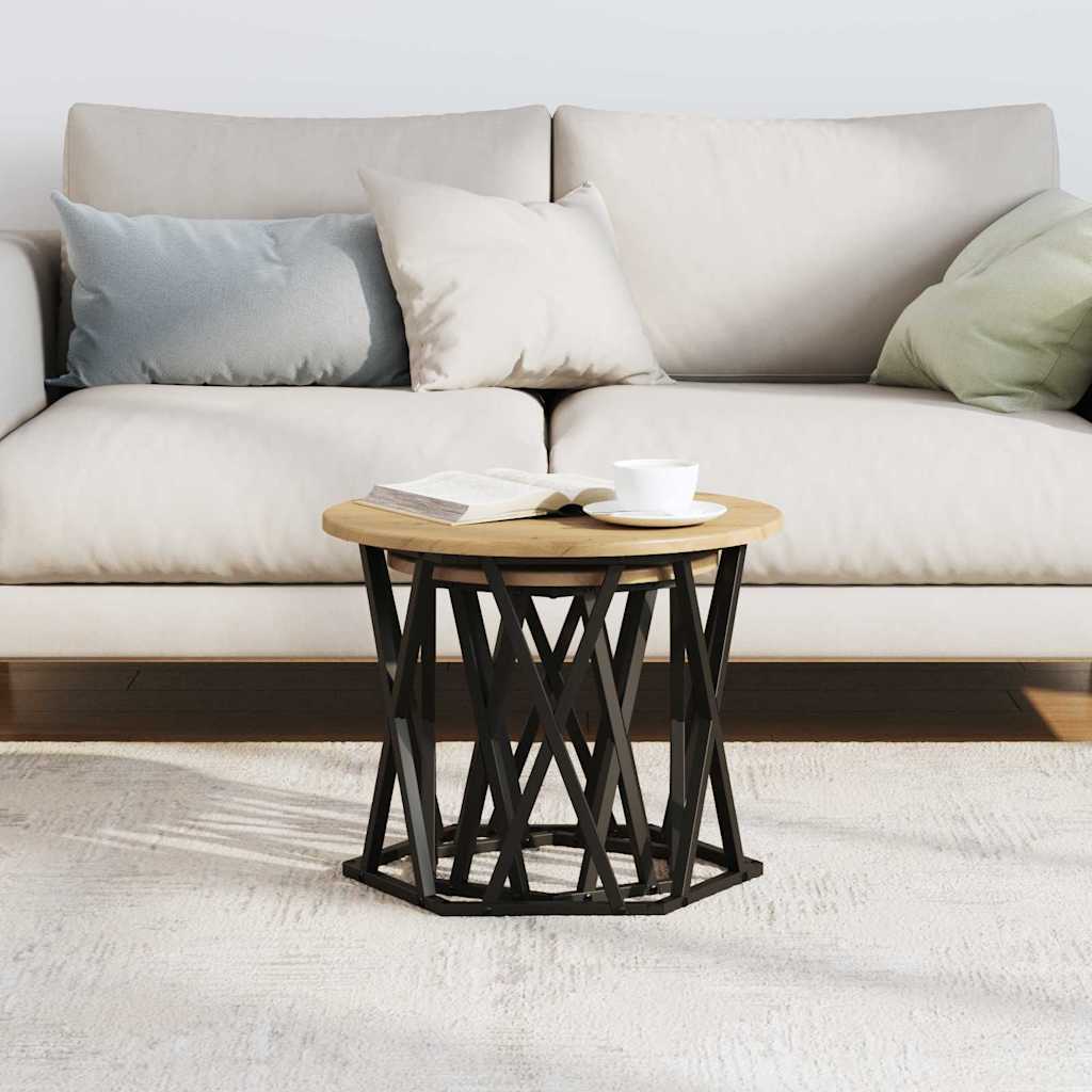 Beistelltisch 2 stk. Artisan-Eiche 50 x 50 x 40 cm