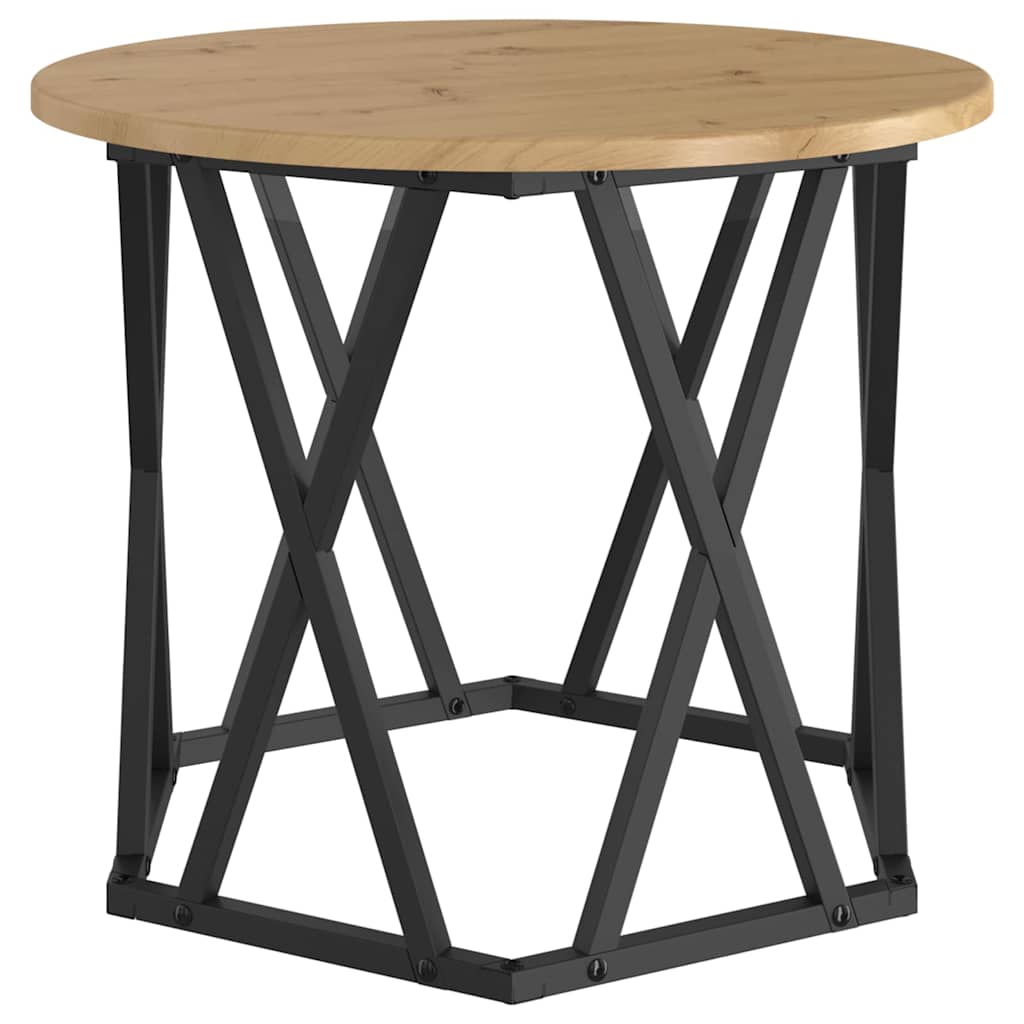 Beistelltisch 2 stk. Artisan-Eiche 50 x 50 x 40 cm