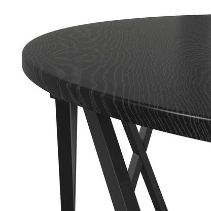Couchtisch Schwarz Eichen-Optik 80 x 80 x 42 cm