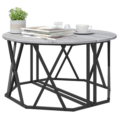 Couchtisch Sonoma-Grau 80 x 80 x 42 cm
