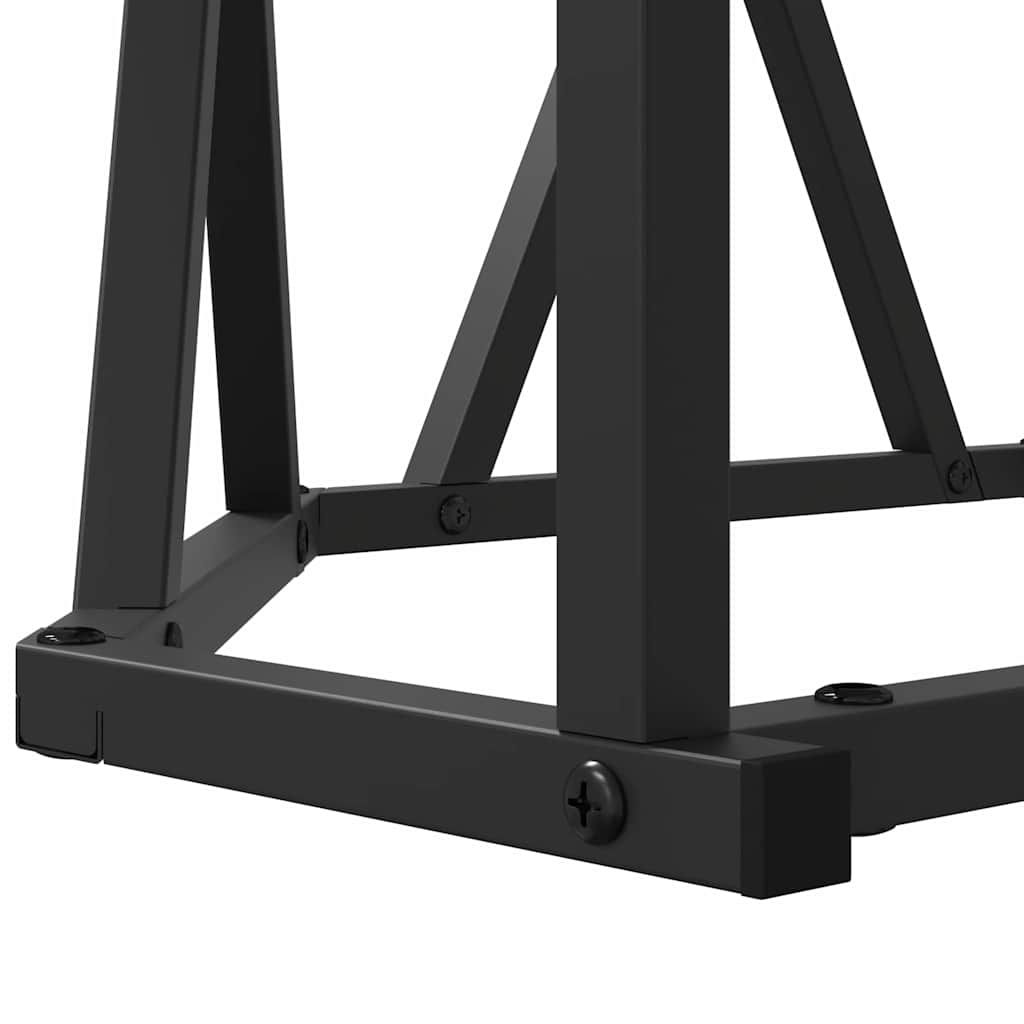Couchtisch Altholz 80 x 80 x 42 cm Ingenieurholz und Stahl
