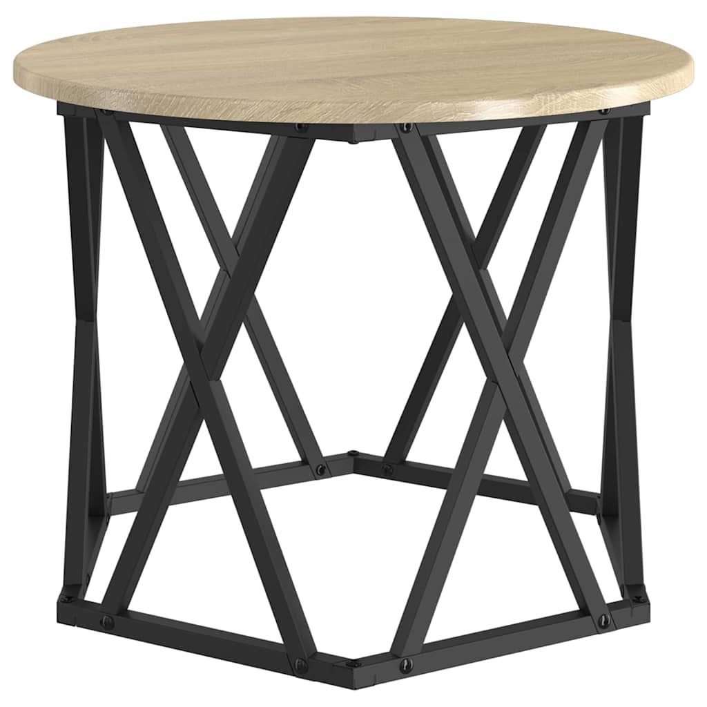 Nesting Beistelltisch 3 stk. Sonoma-Eiche 53 x 53 x 40 cm