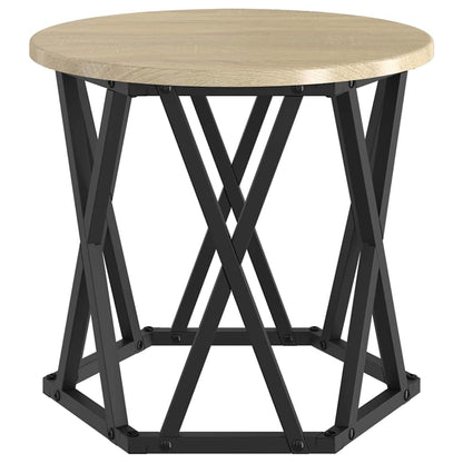 Nesting Beistelltisch 3 stk. Sonoma-Eiche 53 x 53 x 40 cm
