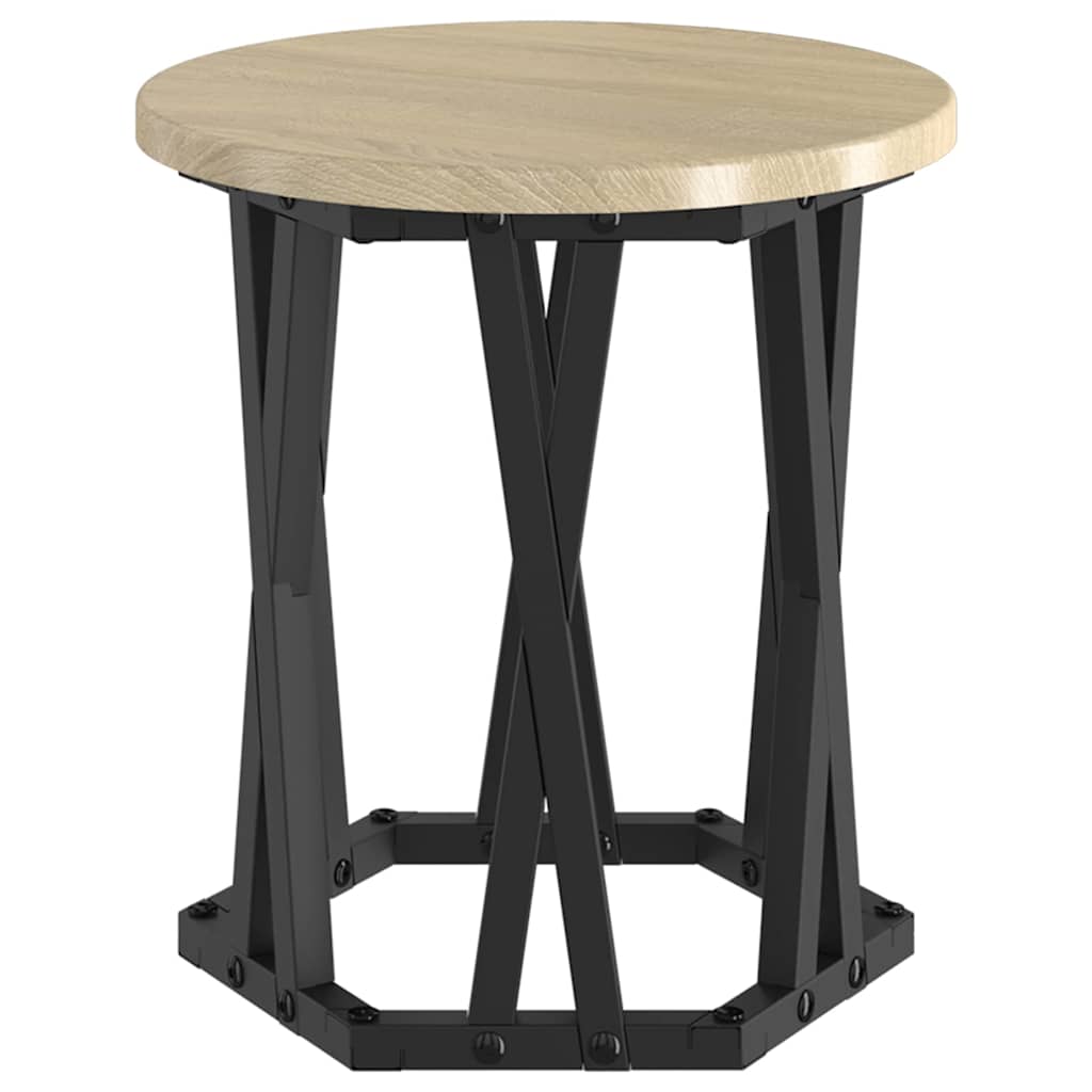 Nesting Beistelltisch 3 stk. Sonoma-Eiche 53 x 53 x 40 cm