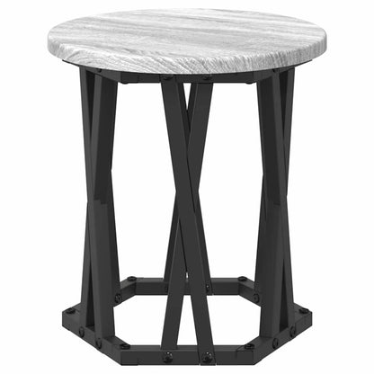 Nesting Beistelltisch 3 stk. Sonoma-Grau 53 x 53 x 40 cm