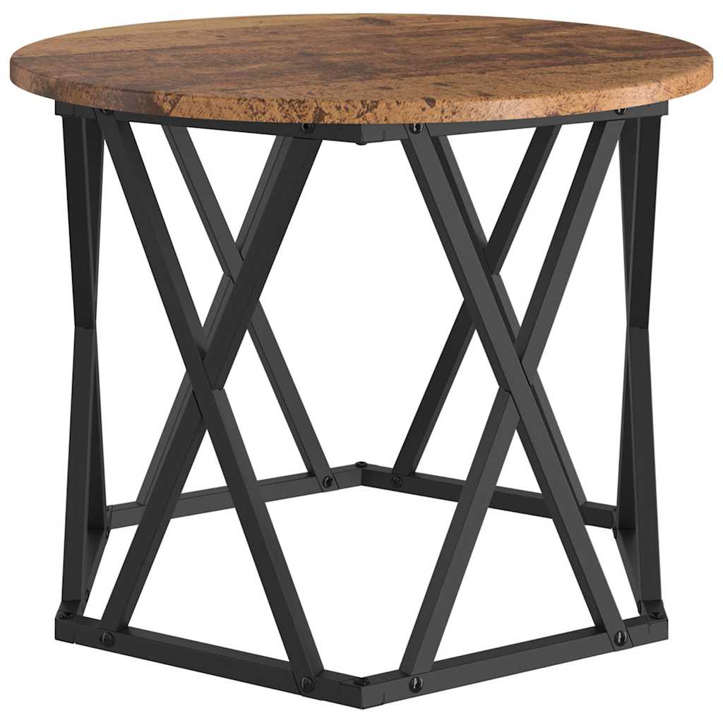 Nesting Beistelltisch 3 stk. Altholz 53 x 53 x 40 cm