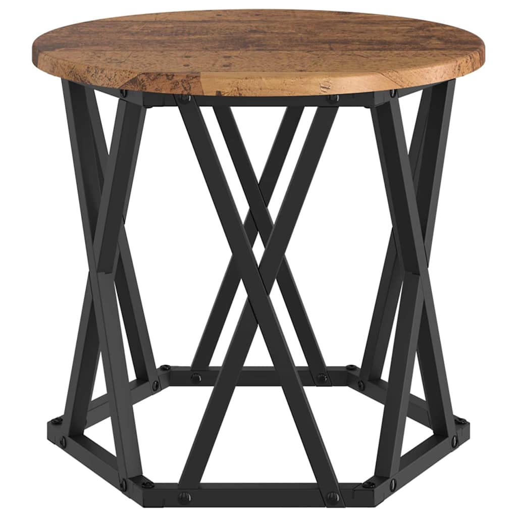 Nesting Beistelltisch 3 stk. Altholz 53 x 53 x 40 cm
