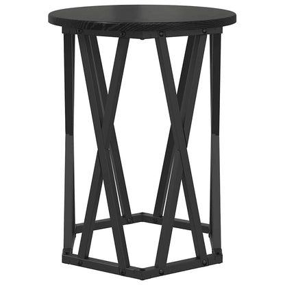 Couchtisch 2 stk. Schwarz Eichen-Optik 50 x 50 x 50 cm