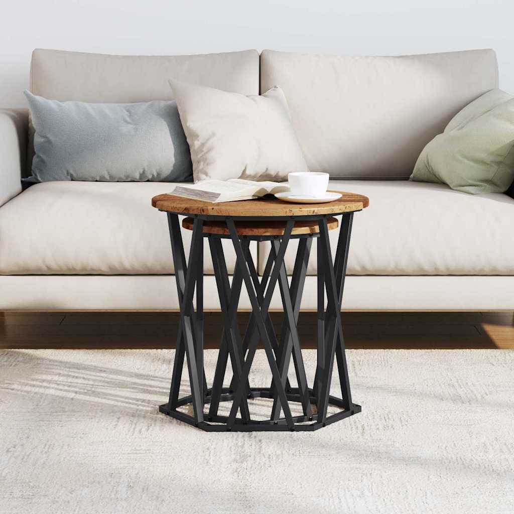 Couchtisch 2 pcs Altholz 50 x 50 x 50 cm